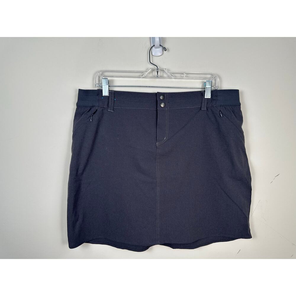 Kuhl Strattus Skort Women Size 16 Gray Excellent Gorpcore Hiking Activewear